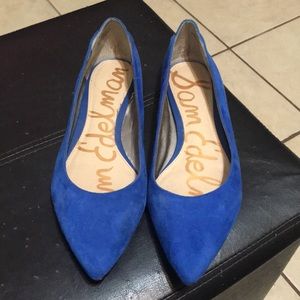 Sam Edelman royal blue flats